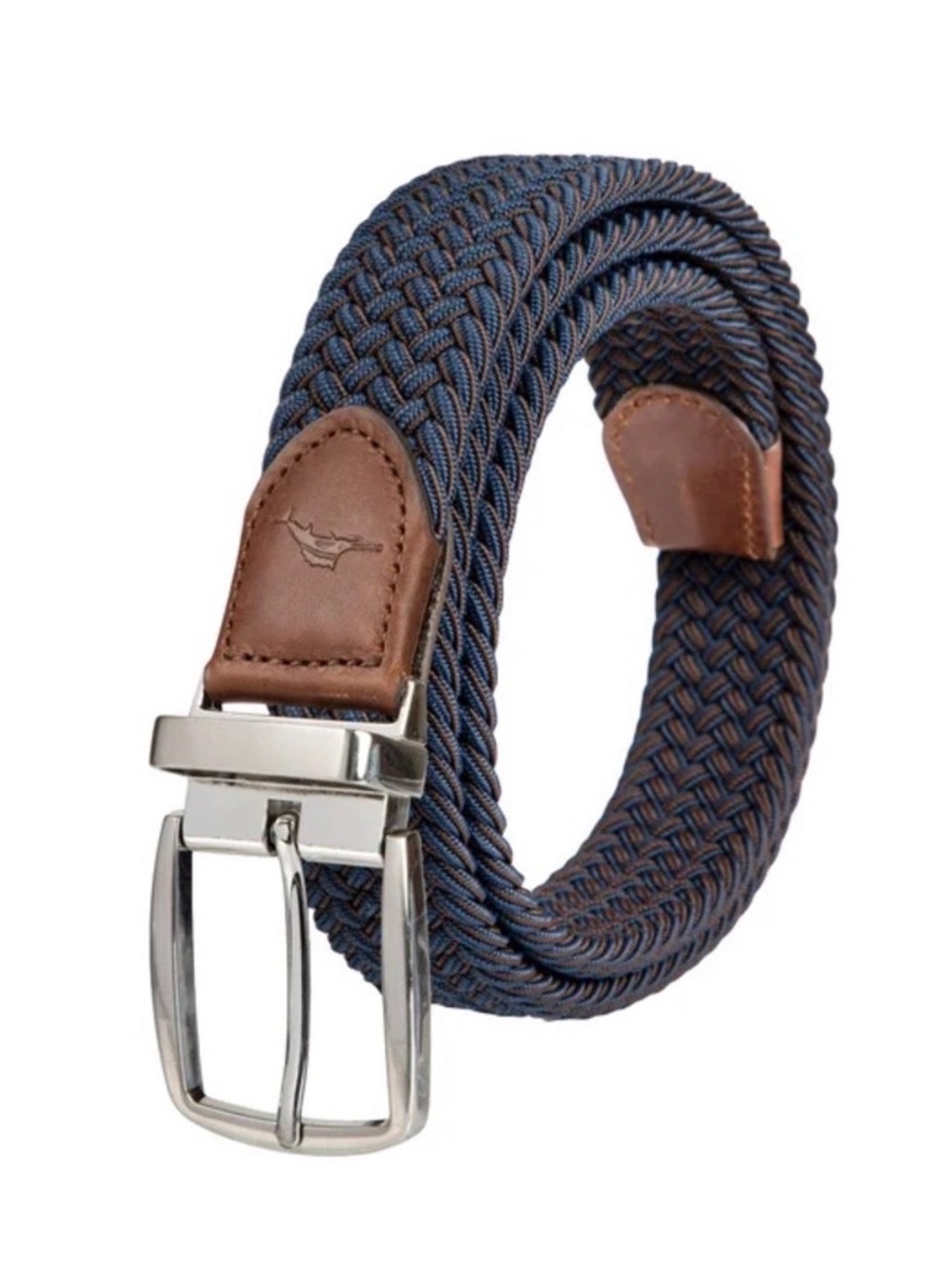 Tommy Bahama Comfort Stretch Reversible Belt - Blue and Brown NWT
